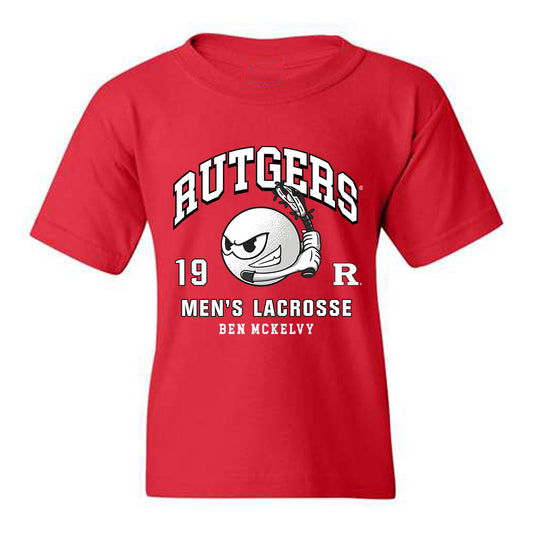 Rutgers - NCAA Men's Lacrosse : Ben McKelvy - Youth T-Shirt Fashion Shersey