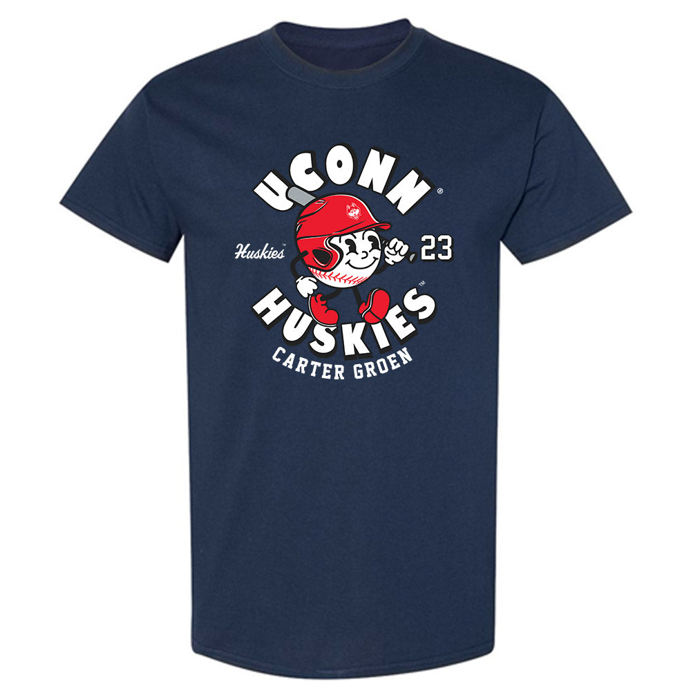 UConn - NCAA Baseball : Carter Groen - Fashion Shersey T-Shirt-0