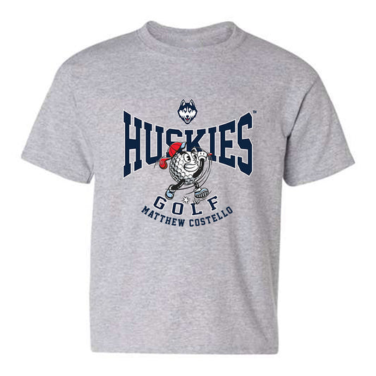 UConn - NCAA Men's Golf : Matthew Costello - Fashion Shersey Youth T-Shirt