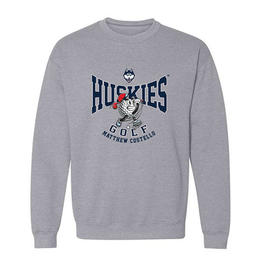 UConn - NCAA Men's Golf : Matthew Costello - Fashion Shersey Crewneck Sweatshirt