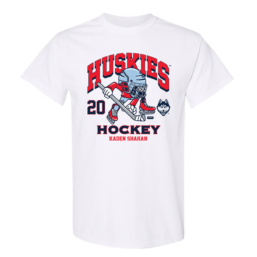 UConn - NCAA Men's Ice Hockey : Kaden Shahan - Fashion Shersey T-Shirt-0