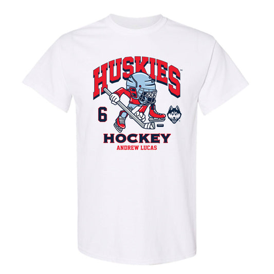 UConn - NCAA Men's Ice Hockey : Andrew Lucas - Fashion Shersey T-Shirt