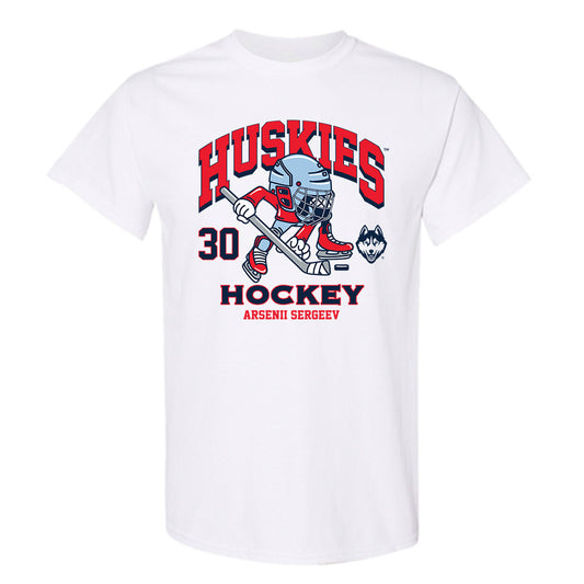 UConn - NCAA Men's Ice Hockey : Arsenii Sergeev - Fashion Shersey T-Shirt