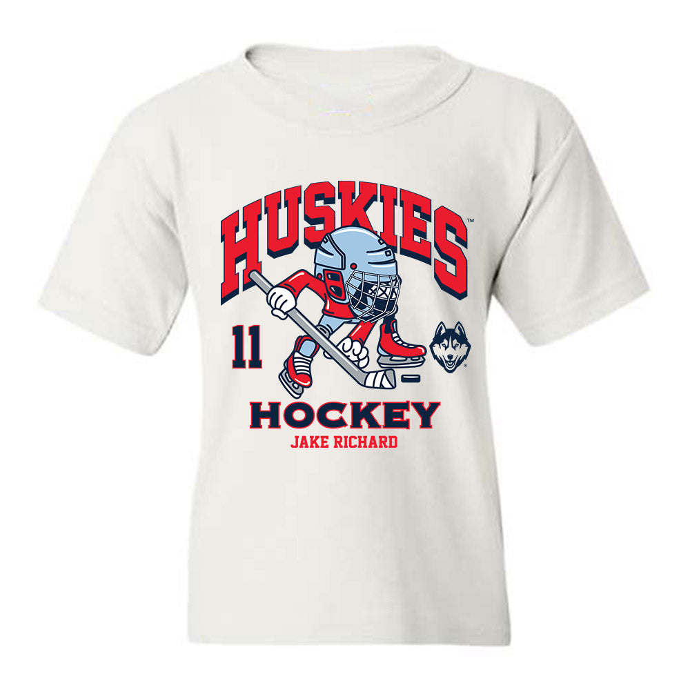 UConn - NCAA Men's Ice Hockey : Jake Richard - Fashion Shersey Youth T-Shirt