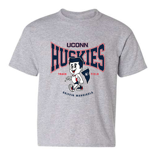 UConn - NCAA Men's Track & Field : Griffin Mandirola - Fashion Shersey Youth T-Shirt