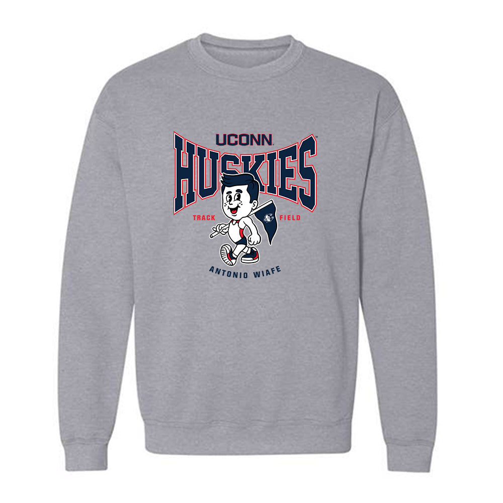 UConn - NCAA Men's Track & Field : Antonio Wiafe - Fashion Shersey Crewneck Sweatshirt