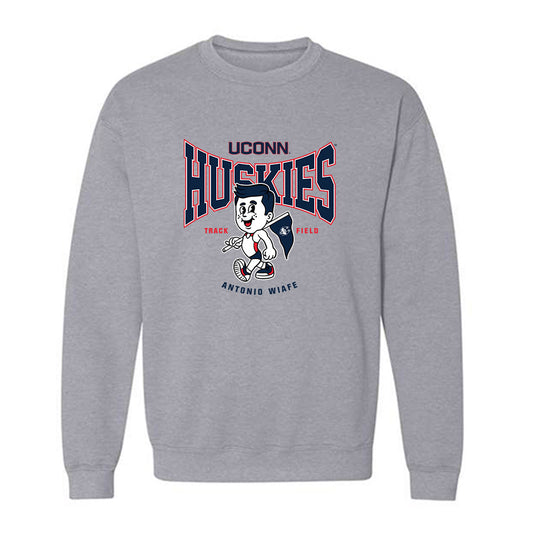 UConn - NCAA Men's Track & Field : Antonio Wiafe - Fashion Shersey Crewneck Sweatshirt