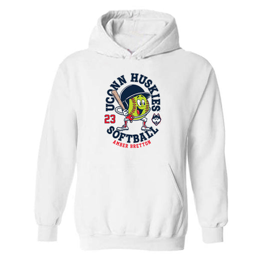 UConn - NCAA Softball : Amber Bretton - Fashion Shersey Hooded Sweatshirt