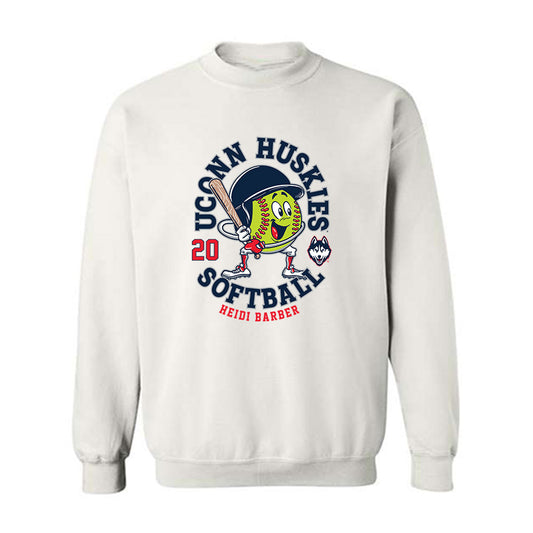 UConn - NCAA Softball : Heidi Barber - Fashion Shersey Crewneck Sweatshirt