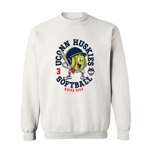 UConn - NCAA Softball : Kaiea Higa - Fashion Shersey Crewneck Sweatshirt