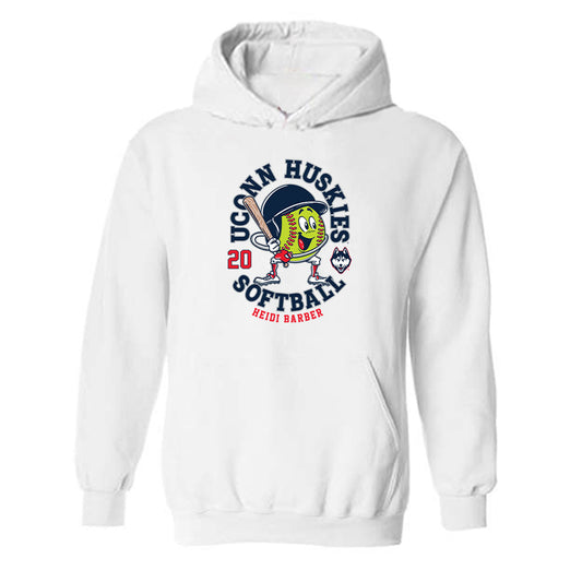 UConn - NCAA Softball : Heidi Barber - Fashion Shersey Hooded Sweatshirt