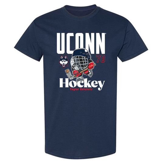 UConn - NCAA Women's Ice Hockey : Taylor Belchetz - Fashion Shersey T-Shirt-0