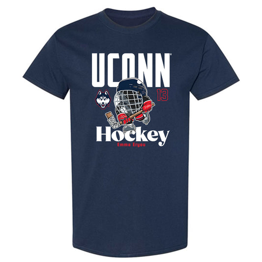 UConn - NCAA Women's Ice Hockey : Emma Eryou - Fashion Shersey T-Shirt