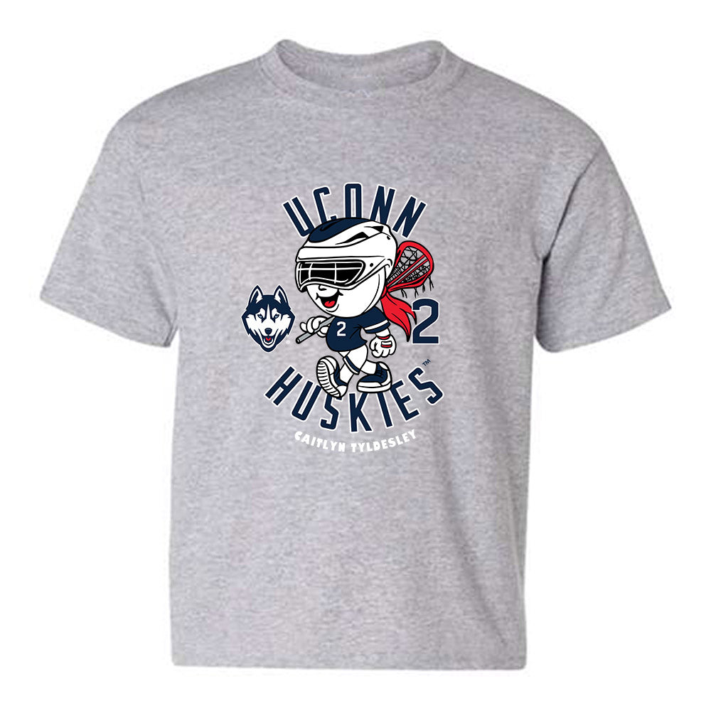 UConn - NCAA Women's Lacrosse : Caitlyn Tyldesley - Fashion Shersey Youth T-Shirt-0