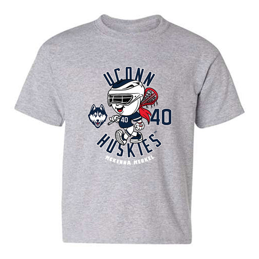 UConn - NCAA Women's Lacrosse : McKenna Merkel - Fashion Shersey Youth T-Shirt-0