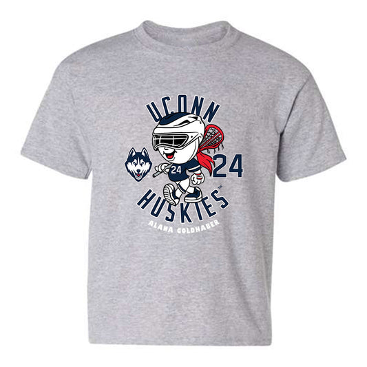 UConn - NCAA Women's Lacrosse : Alana Goldhaber - Fashion Shersey Youth T-Shirt