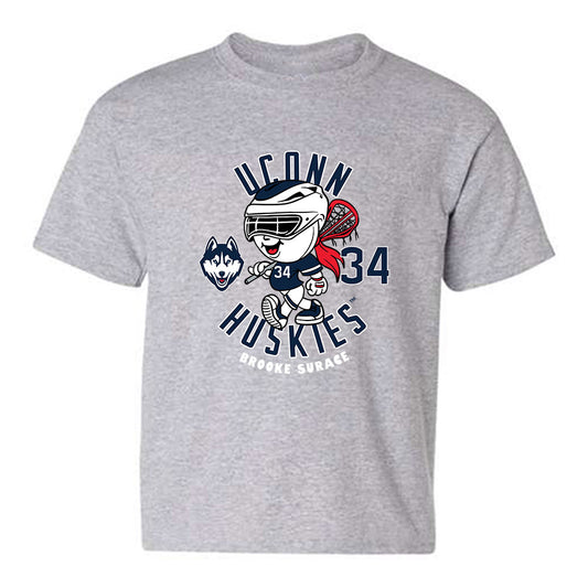 UConn - NCAA Women's Lacrosse : Brooke Surace - Fashion Shersey Youth T-Shirt-0