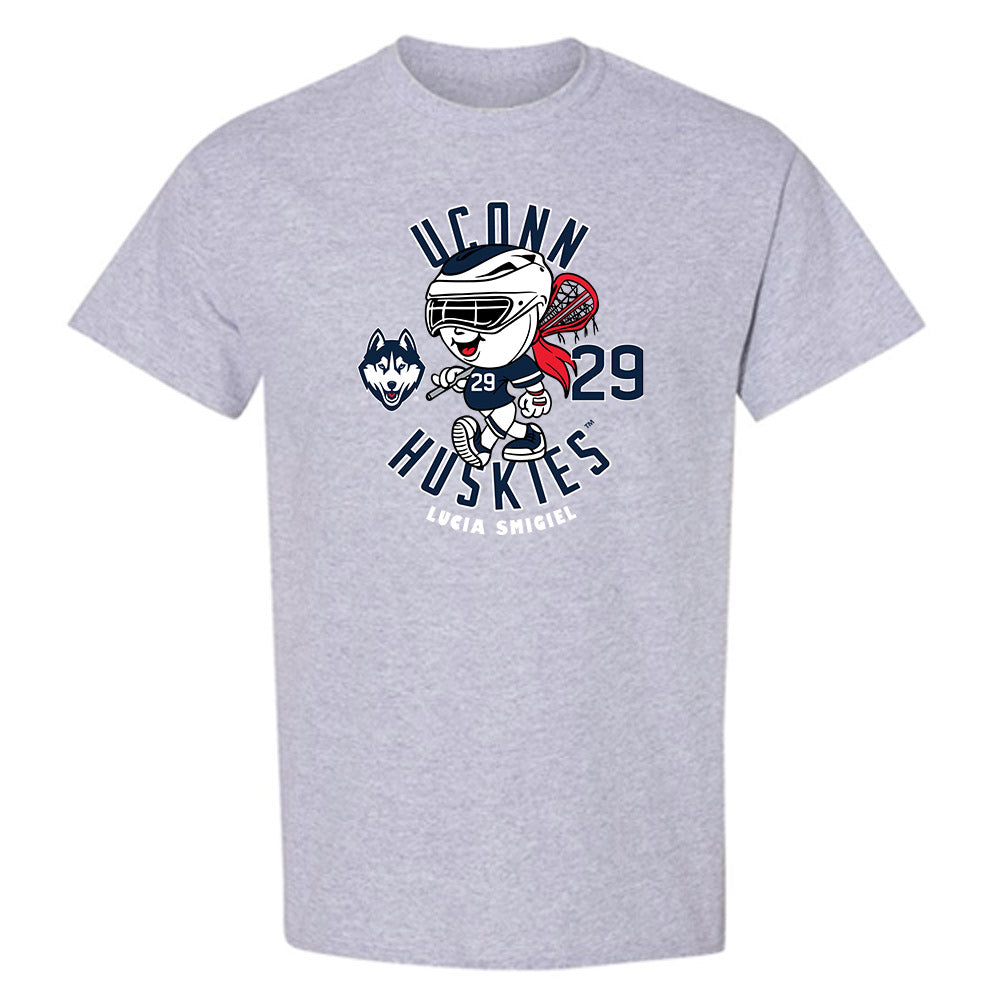 UConn - NCAA Women's Lacrosse : Lucia Smigiel - Fashion Shersey T-Shirt-0