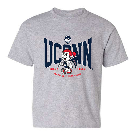 UConn - NCAA Women's Track & Field : Mackenzie Braunstein - Fashion Shersey Youth T-Shirt-0