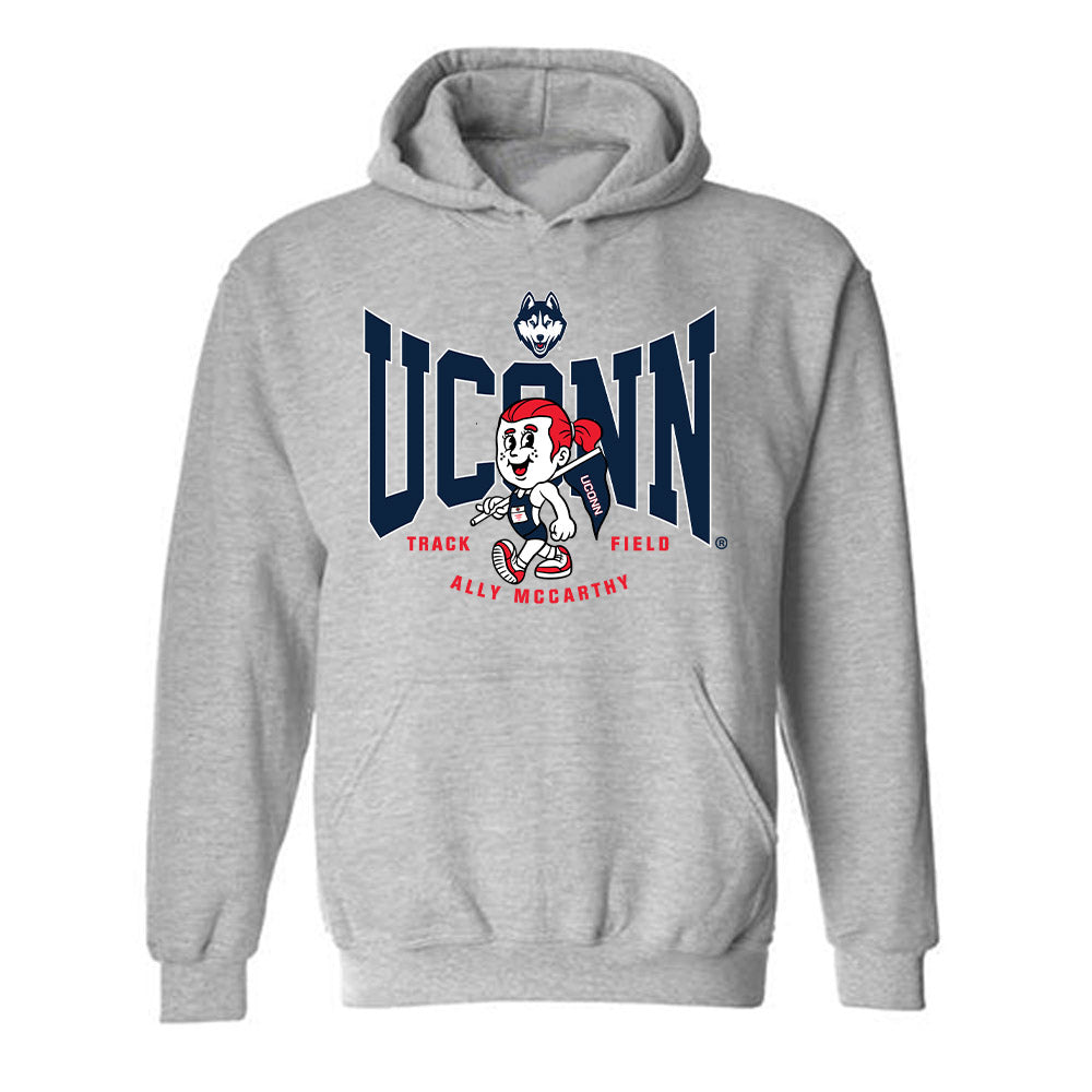 UConn - NCAA Women's Track & Field : Ally McCarthy - Fashion Shersey Hooded Sweatshirt