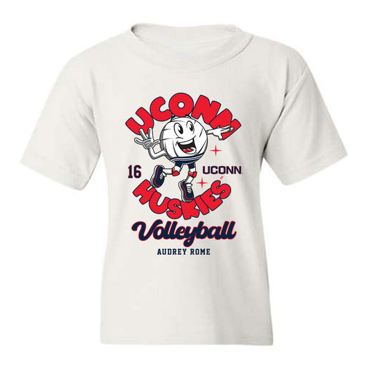 UConn - NCAA Women's Volleyball : Audrey Rome - Fashion Shersey Youth T-Shirt