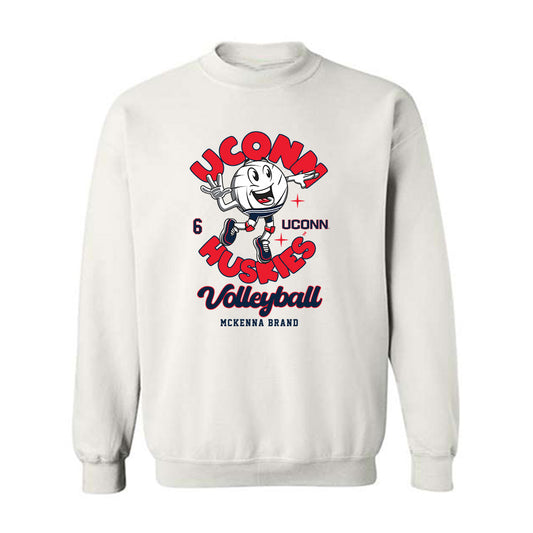 UConn - NCAA Women's Volleyball : Mckenna Brand - Fashion Shersey Crewneck Sweatshirt