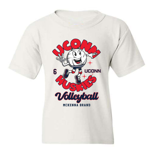 UConn - NCAA Women's Volleyball : Mckenna Brand - Fashion Shersey Youth T-Shirt