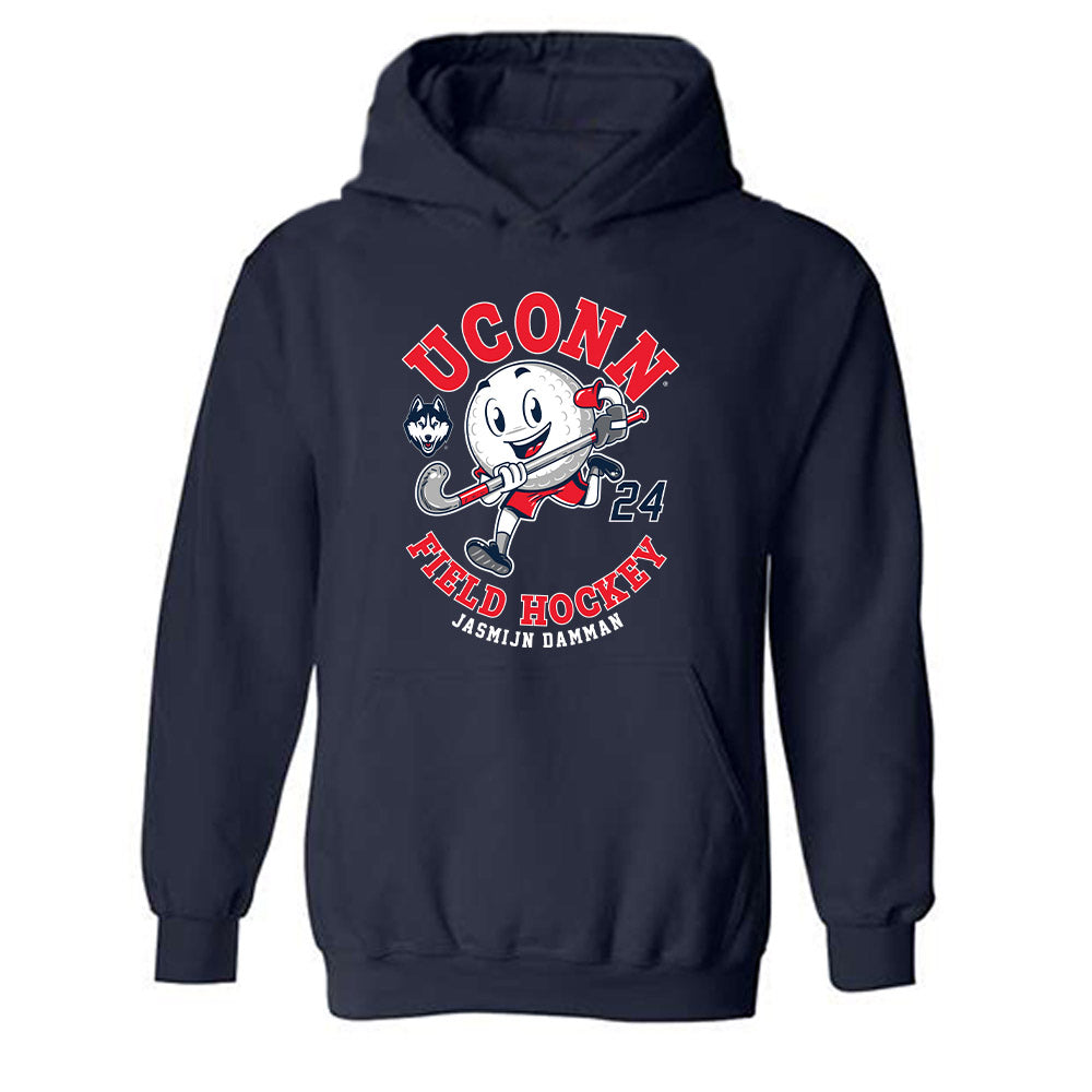 UConn - NCAA Women's Field Hockey : Jasmijn Damman - Fashion Shersey Hooded Sweatshirt