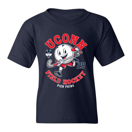 UConn - NCAA Women's Field Hockey : Pien Prins - Fashion Shersey Youth T-Shirt-0