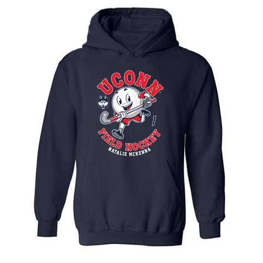 UConn - NCAA Women's Field Hockey : Natalie Mckenna - Fashion Shersey Hooded Sweatshirt