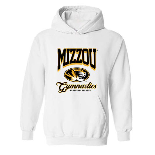 Missouri - NCAA Women's Gymnastics : Lauren Macpherson - Fashion Shersey Hooded Sweatshirt-0