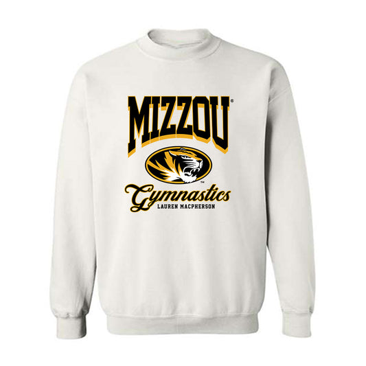 Missouri - NCAA Women's Gymnastics : Lauren Macpherson - Fashion Shersey Crewneck Sweatshirt-0