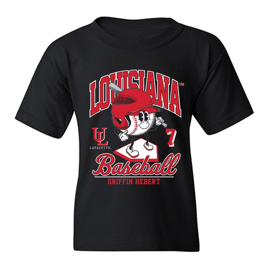 Louisiana - NCAA Baseball : Griffin Hebert - Fashion Shersey Youth T-Shirt-0