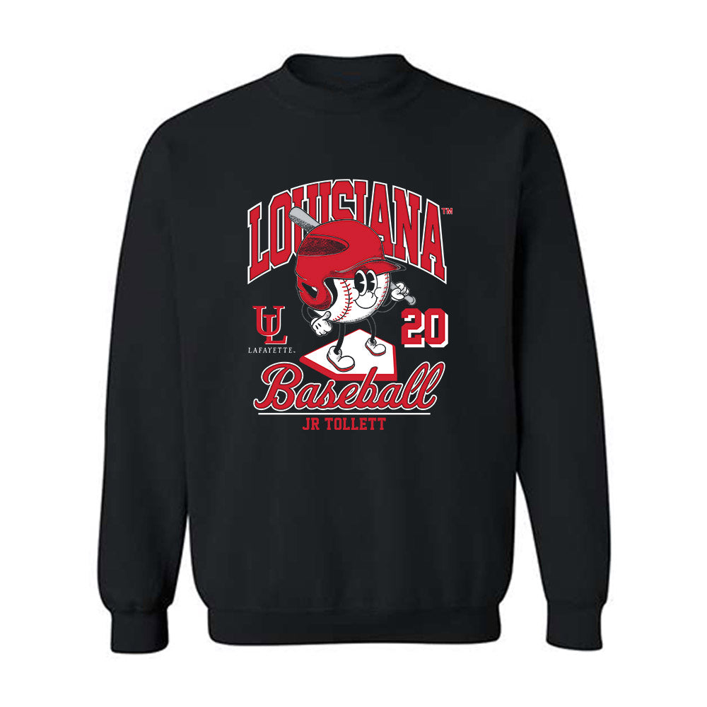 Louisiana - NCAA Baseball : JR Tollett - Fashion Shersey Crewneck Sweatshirt-0