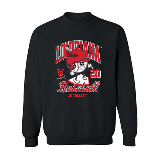 Louisiana - NCAA Baseball : JR Tollett - Fashion Shersey Crewneck Sweatshirt-0
