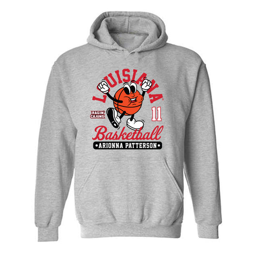 Louisiana - NCAA Women's Basketball : Arionna Patterson - Fashion Shersey Hooded Sweatshirt-0