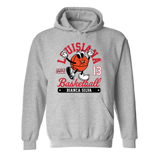 Louisiana - NCAA Women's Basketball : Bianca Silva - Fashion Shersey Hooded Sweatshirt-0
