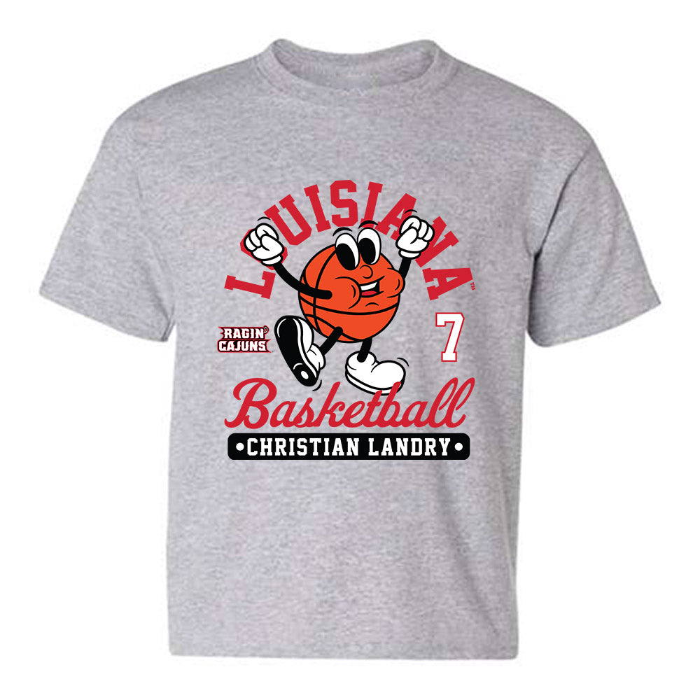 Louisiana - NCAA Men's Basketball : Christian Landry - Fashion Shersey Youth T-Shirt-0