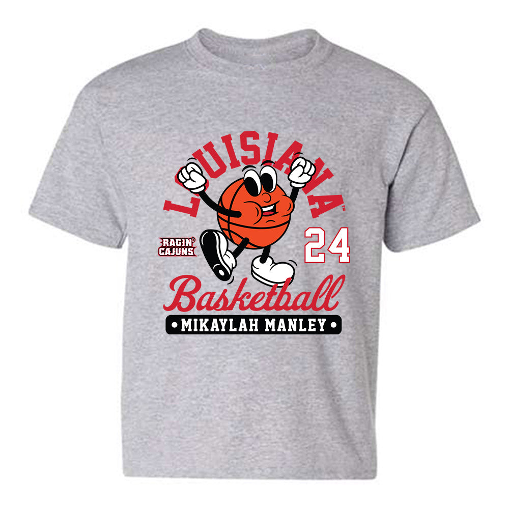 Louisiana - NCAA Women's Basketball : Mikaylah Manley - Fashion Shersey Youth T-Shirt-0