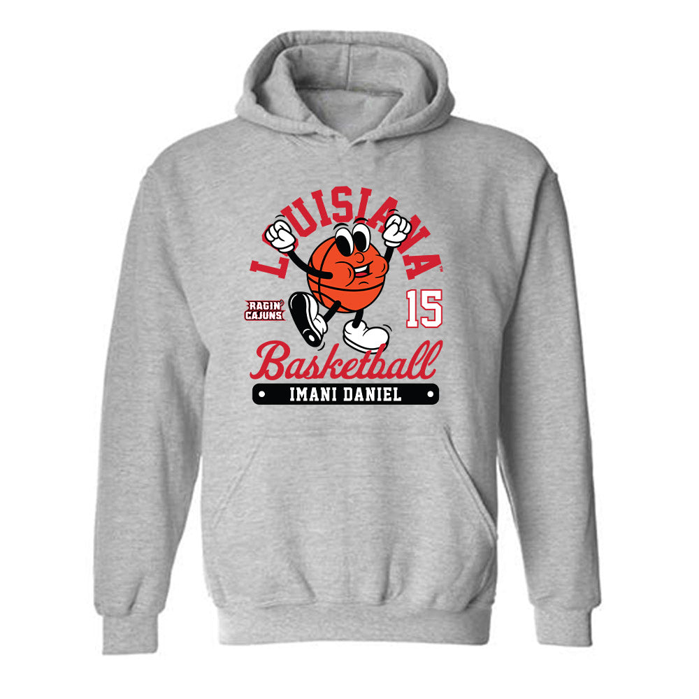 Louisiana - NCAA Women's Basketball : Imani Daniel - Fashion Shersey Hooded Sweatshirt-0