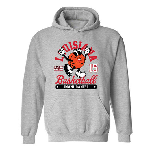 Louisiana - NCAA Women's Basketball : Imani Daniel - Fashion Shersey Hooded Sweatshirt-0