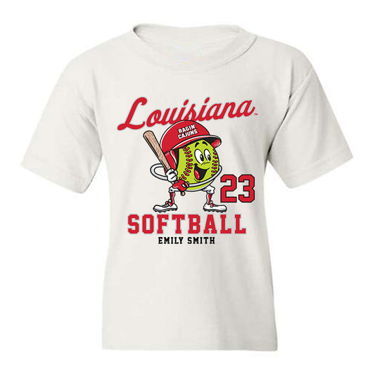 Louisiana - NCAA Softball : Emily Smith - Fashion Shersey Youth T-Shirt