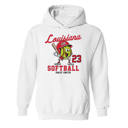 Louisiana - NCAA Softball : Emily Smith - Fashion Shersey Hooded Sweatshirt