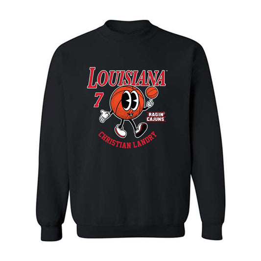 Louisiana - NCAA Men's Basketball : Christian Landry - Fashion Shersey Crewneck Sweatshirt-0