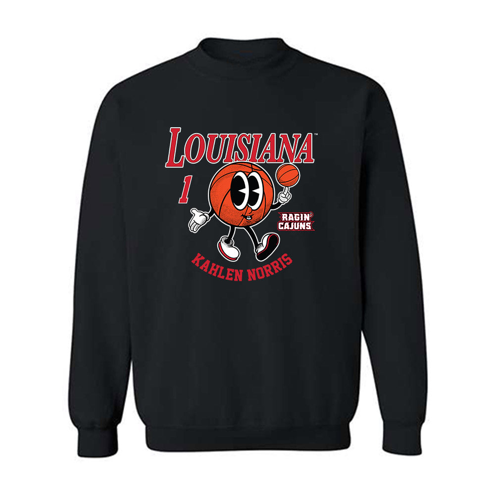 Louisiana - NCAA Women's Basketball : Kahlen Norris - Fashion Shersey Crewneck Sweatshirt-0