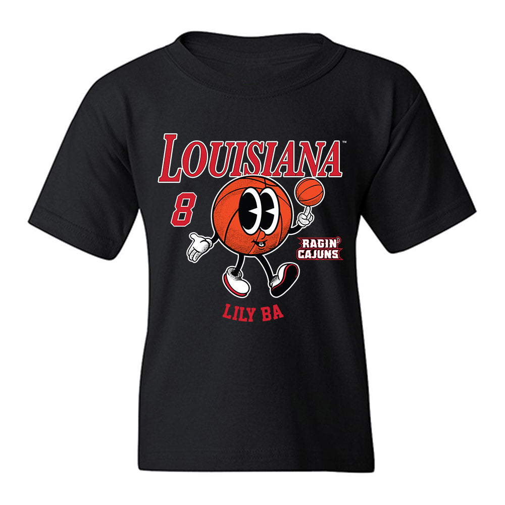 Louisiana - NCAA Women's Basketball : Lily Ba - Fashion Shersey Youth T-Shirt-0