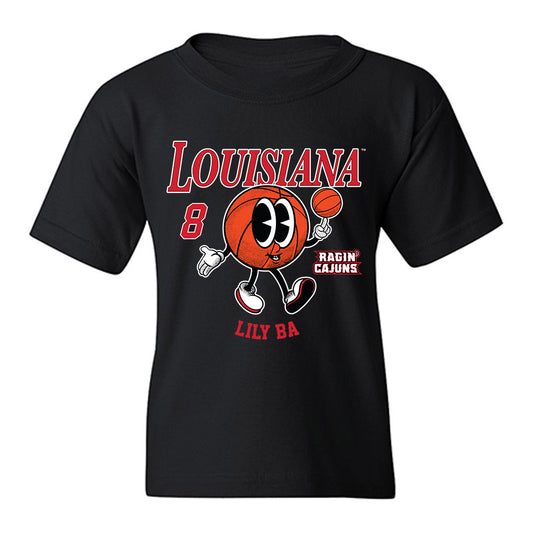 Louisiana - NCAA Women's Basketball : Lily Ba - Fashion Shersey Youth T-Shirt-0