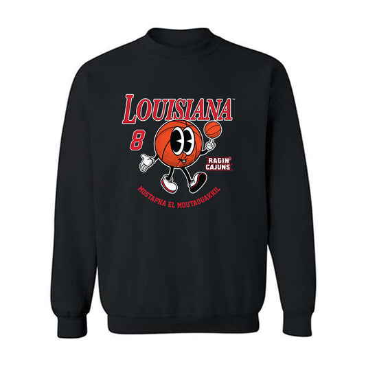 Louisiana - NCAA Men's Basketball : Mostapha El Moutaouakkil - Fashion Shersey Crewneck Sweatshirt-0