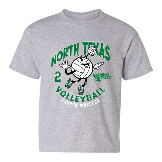 North Texas - NCAA Women's Volleyball : Lauren Wheeler - Fashion Shersey Youth T-Shirt