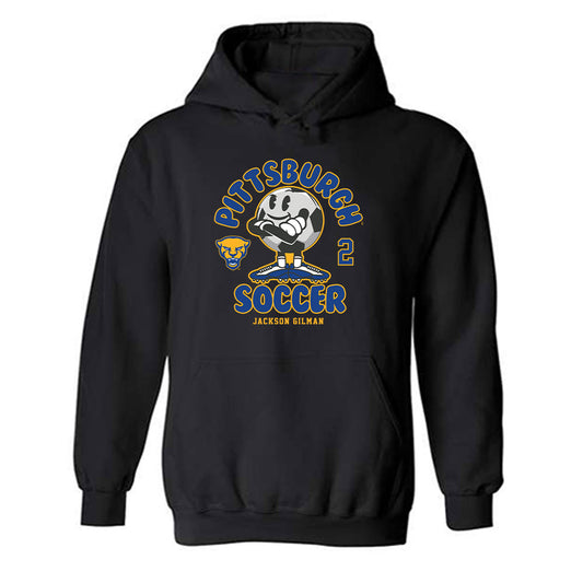 Pittsburgh - NCAA Men's Soccer : Jackson Gilman - Fashion Shersey Hooded Sweatshirt-0